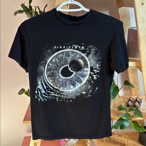 Pink Floyd Black Polo Graphic T-Shirt